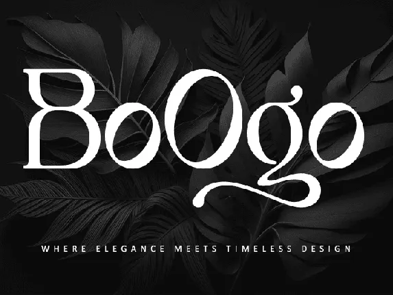 Boogo-Personal use font