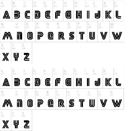 Sega font