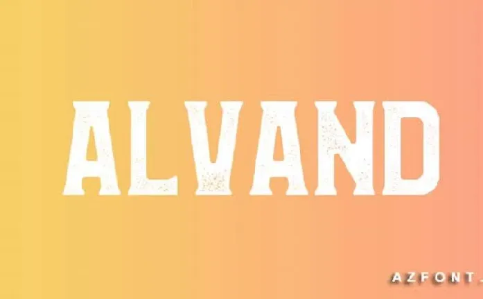 Alvand Family Free font