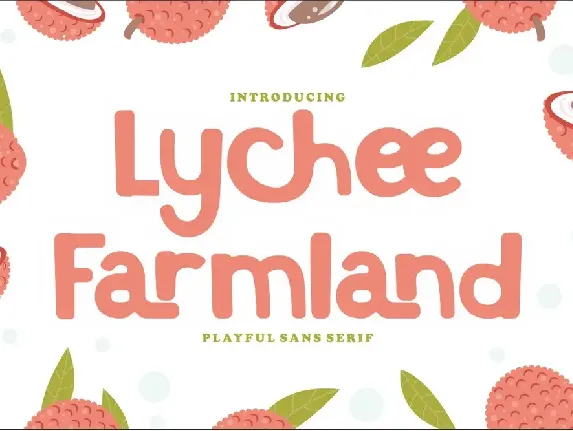 Lychee Farmland font