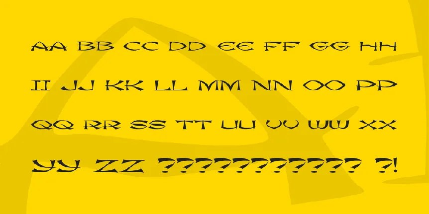 JMH kung fu font