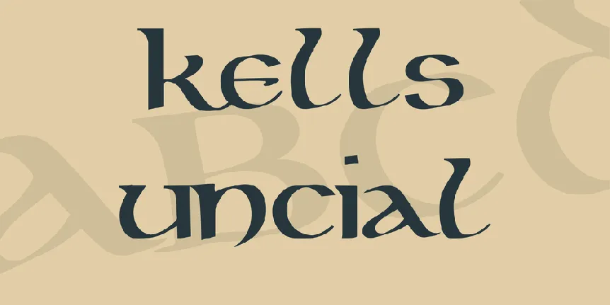 Kells Uncial font