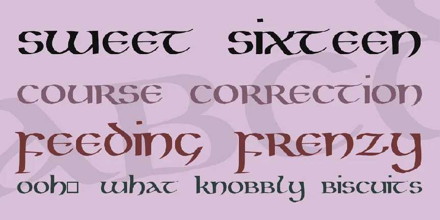 Kells Uncial font