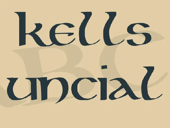 Kells Uncial font