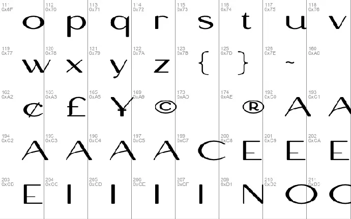 Amice font