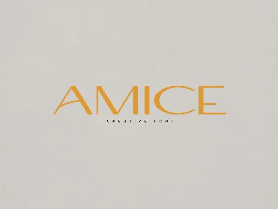 Amice font