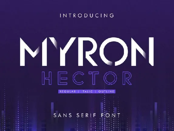 Myron Hector Sans Serif font