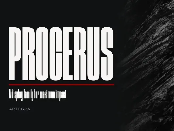 Procerus font