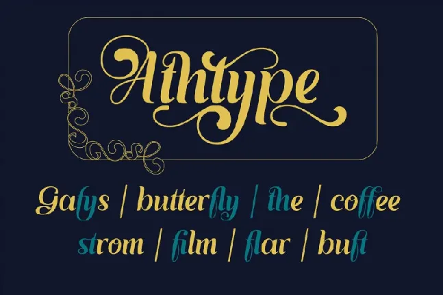 Ayulia Molga font