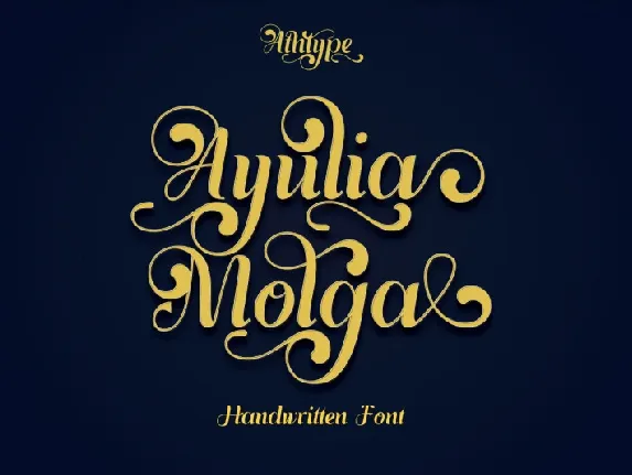 Ayulia Molga font