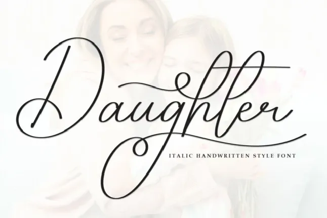 Daughter Script font