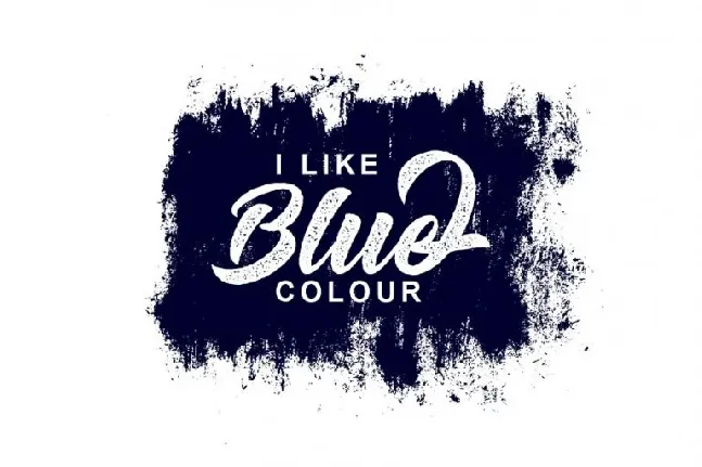 Big Blue Bold Script font