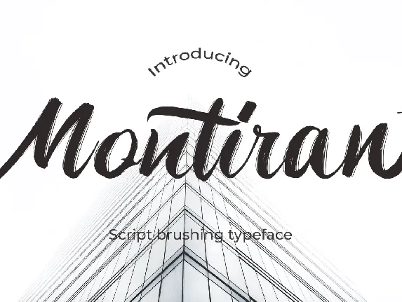 Montiran font