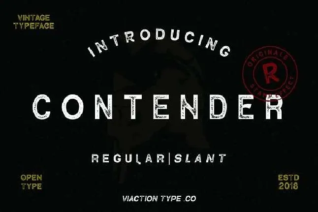 Contender Vintage Free font