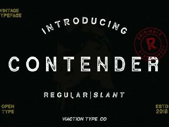 Contender Vintage Free font