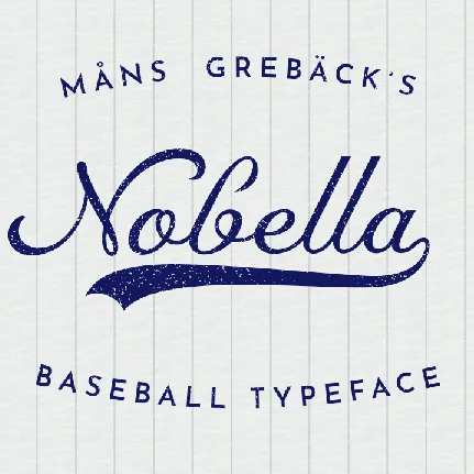 Nobella PERSONAL USE ONLY font