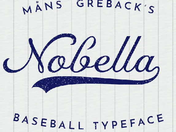 Nobella PERSONAL USE ONLY font