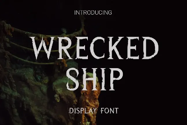 Wrecked Ship font