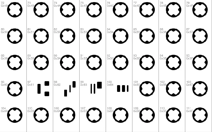 MICR Encoding font