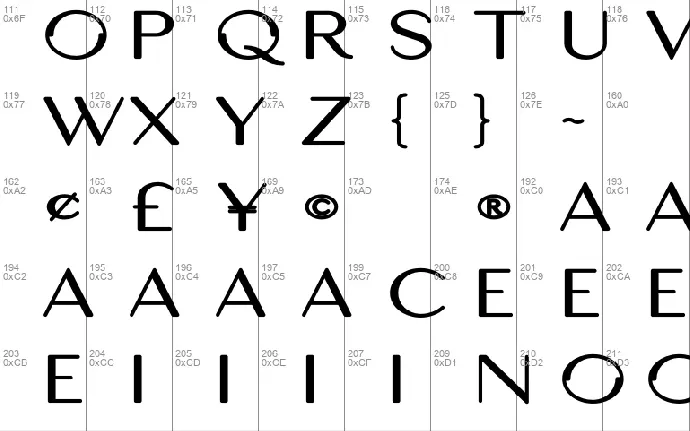 Adara font