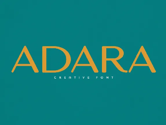 Adara font