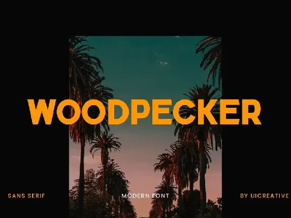 Woodpecker font