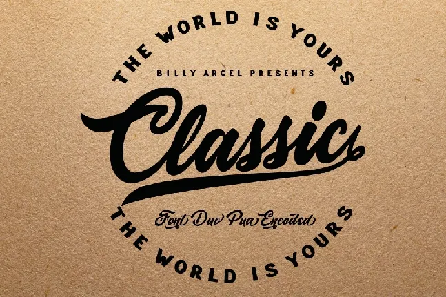 Cclassic Script font