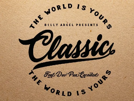 Cclassic Script font