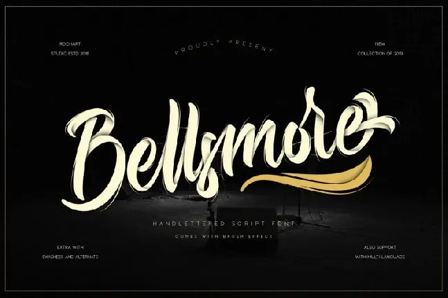 Bellsmore Brush font