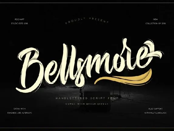 Bellsmore Brush font