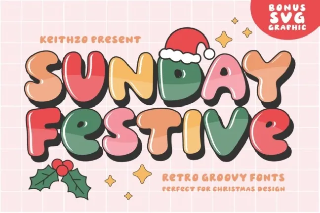 Sunday Festive font