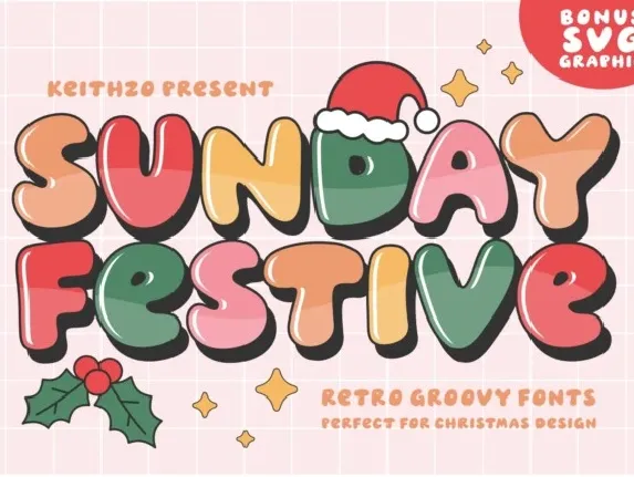 Sunday Festive font