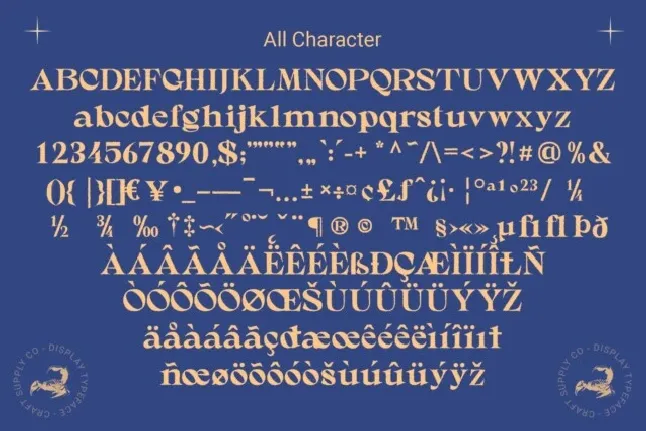 Gavency Rough font