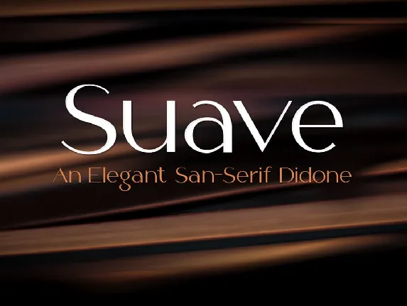 Suave font