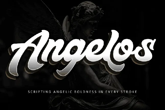 Angelos-Personal use font