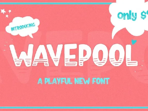 Wavepool font