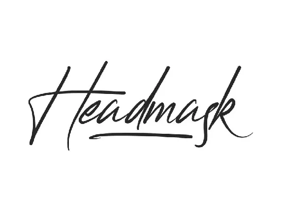 Headmask font