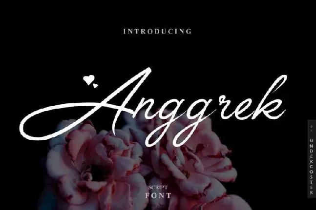 Anggrek Script Free font