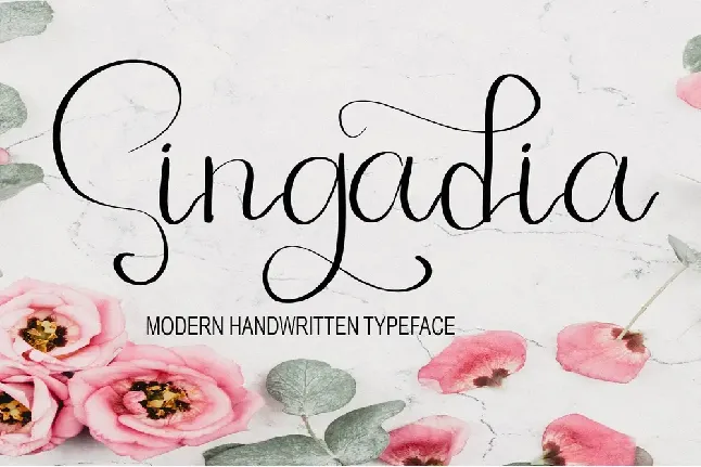 Singadia font