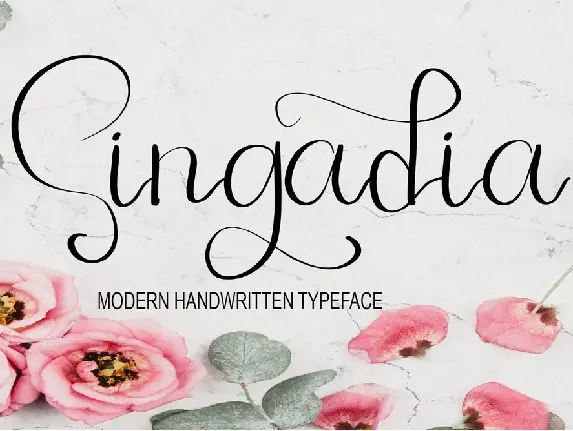 Singadia font