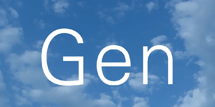 Gen font