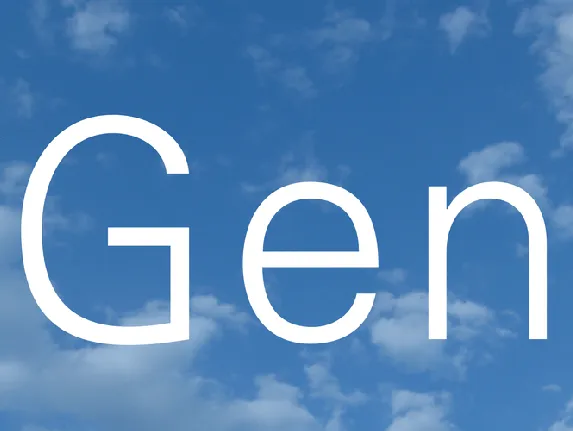 Gen font