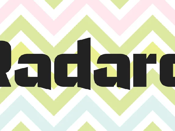 Radaro font