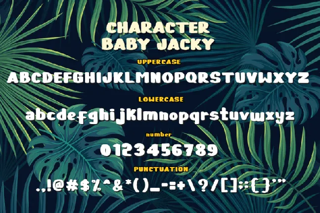 Baby Jacky Display font