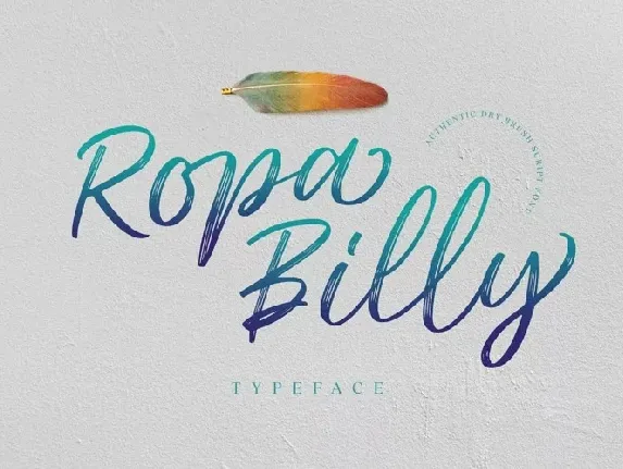 Ropa Billy font