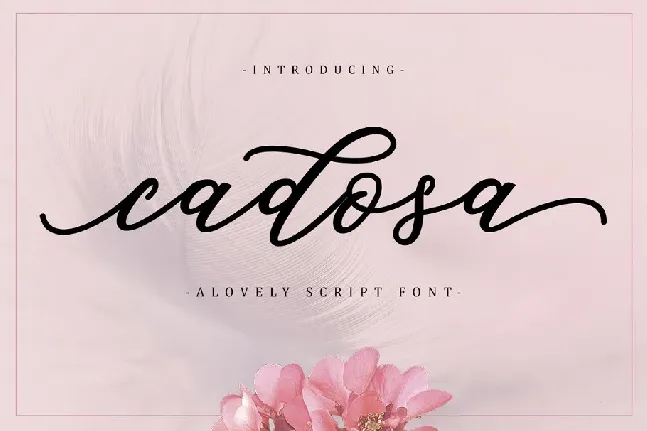 Cadosa Script font