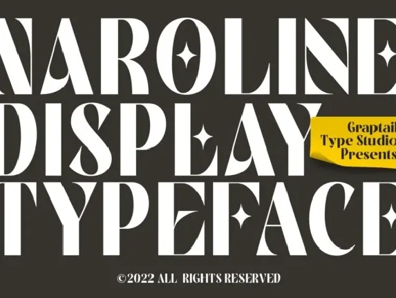 Naroline font