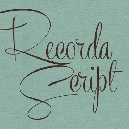 Recorda Script font