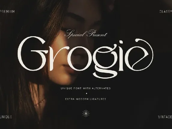 Grogie font