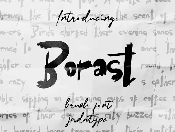 Borast font